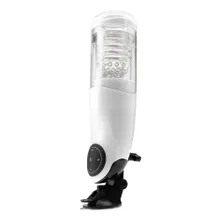 Mega-Bator Pussy: Masturbator, weiß/transparent Mega-Bator Pussy: Masturbator, weiß/transparent