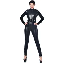 Patrice Catanzaro Sweety: Kunstleder-Catsuit, schwarz (M) Patrice Catanzaro Sweety: Kunstleder-Catsuit, schwarz (M)