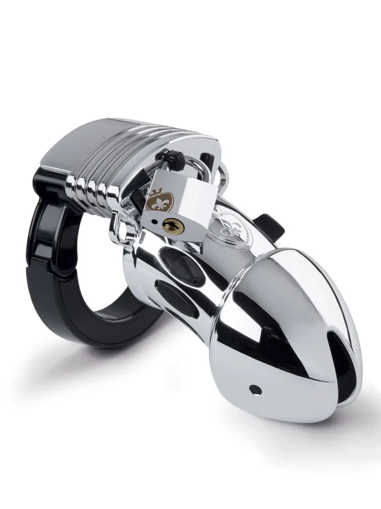 Mystim Pubic Enemy No 1 Silver Edition: Elektro-Keuschheitskäfig Mystim Pubic Enemy No 1 Silver Edition: Elektro-Keuschheitskäfig