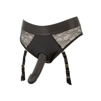 Strap-on Strapsslip inkl. Dildo schwarz Strap-on Strapsslip inkl. Dildo schwarz