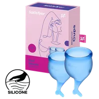 Satisfyer Feel Secure - Menstrual Cup Set, 15 & 20 ml Satisfyer Feel Secure - Menstrual Cup Set, 15 & 20 ml
