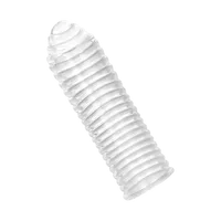 Gerippte Penishülle, 12,5 cm Gerippte Penishülle, 12,5 cm