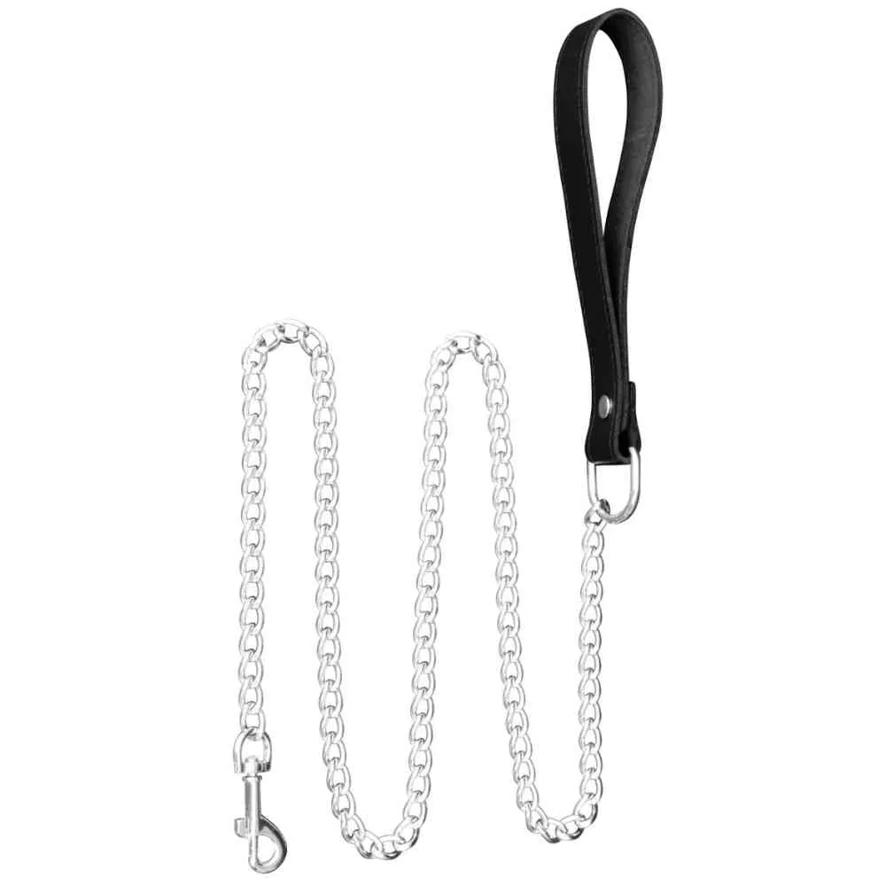 Kettenleine mit Lederhandlauf Kettenleine mit Lederhandlauf
