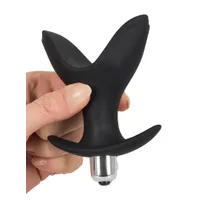 Black Velvets: Vibro-Analplug, schwarz Black Velvets: Vibro-Analplug, schwarz