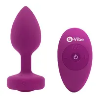 Vibrating Jewel Plug - S/M, 9,8 cm Vibrating Jewel Plug - S/M, 9,8 cm