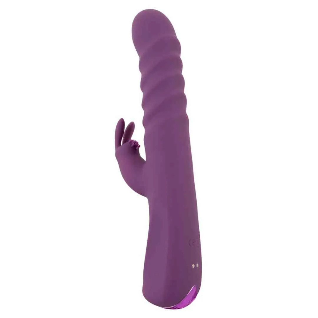 Stoßvibrator mit Klitoris-Stimulator Stoßvibrator mit Klitoris-Stimulator