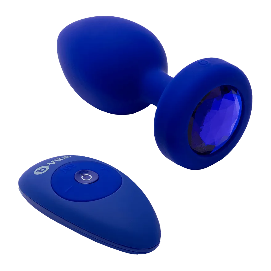 Vibrating Jewel Plug - L/XL, 11,5 cm Vibrating Jewel Plug - L/XL, 11,5 cm