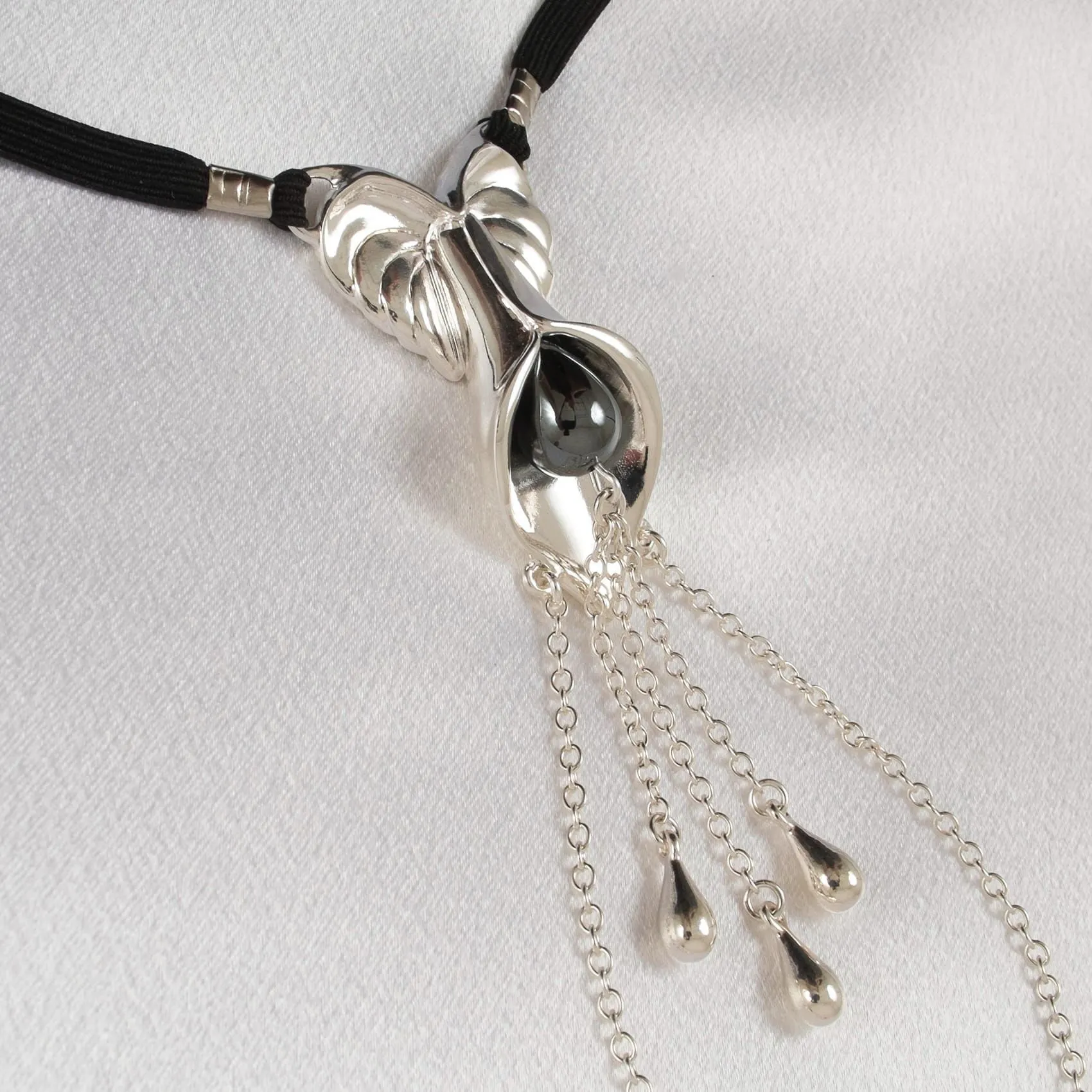 Sylvie Monthulé - G-String Aufregende Pistillenblume | Silber Größe 44 – Bild 2