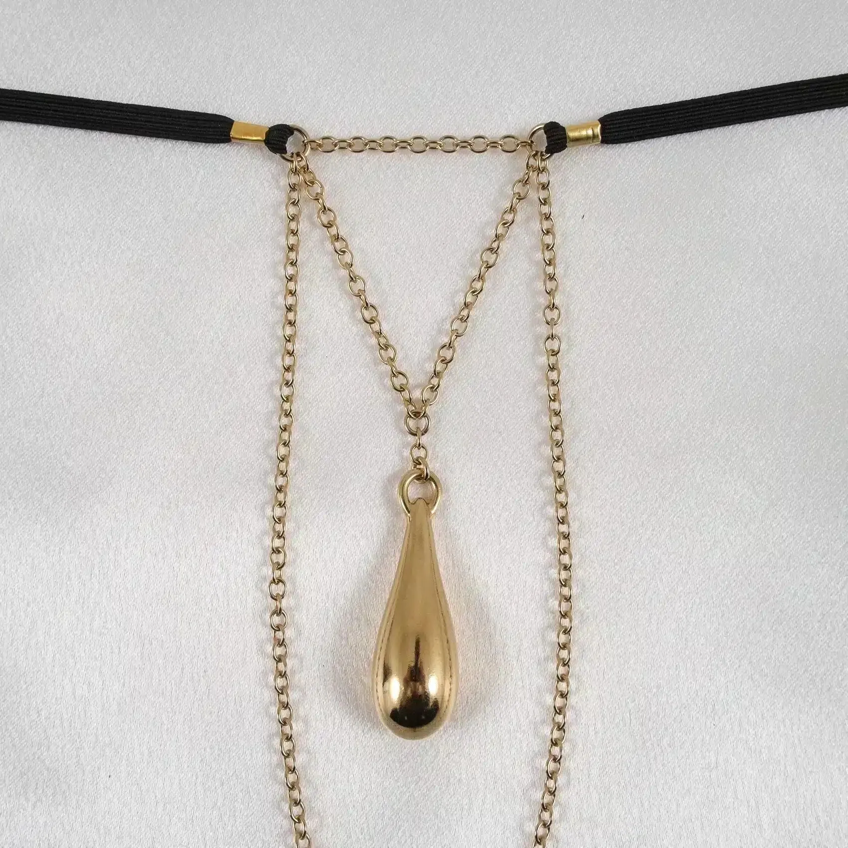 Sylvie Monthulé - G-String Excite Perle | Gold Größe 44 – Bild 2