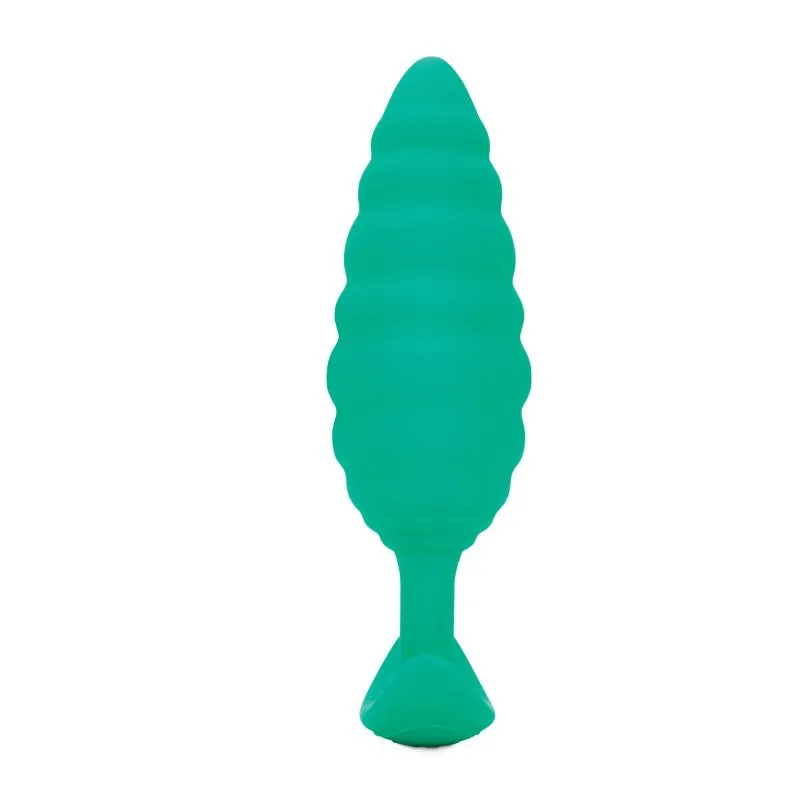 B-Vibe - Texture Plug Twist Green – Bild 3