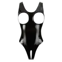 Body ouvert mit offenen Cups aus Lack Body ouvert mit offenen Cups aus Lack