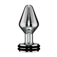 ElectraStim Mini: Elektro-Analplug, silber/schwarz ElectraStim Mini: Elektro-Analplug, silber/schwarz