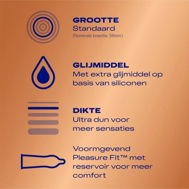 Durex - Kondome Nude Extra Gleitmittel - 10 Stück – Bild 2