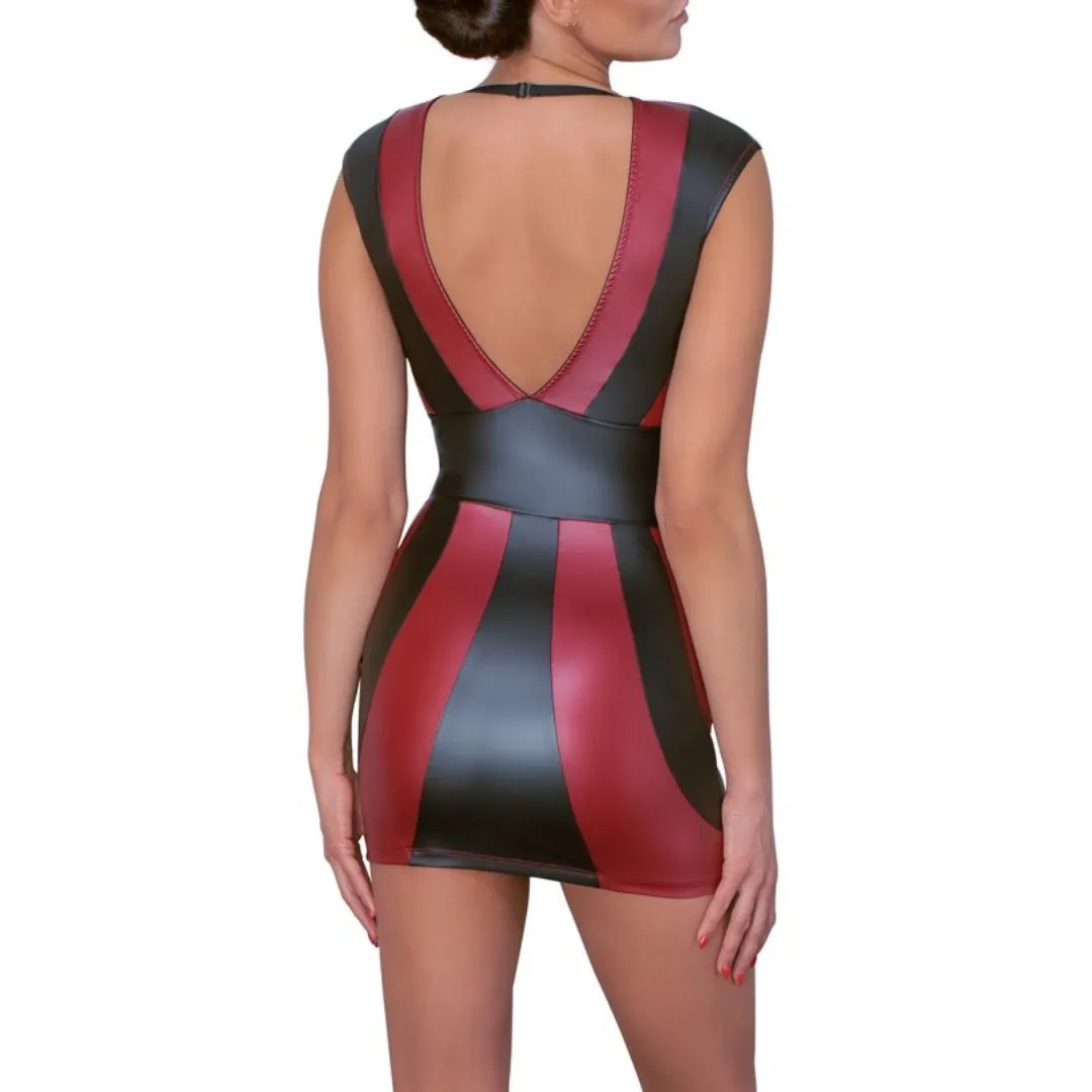 Kurzes Kleid im 2-farbigen Mattlook – Bild 5