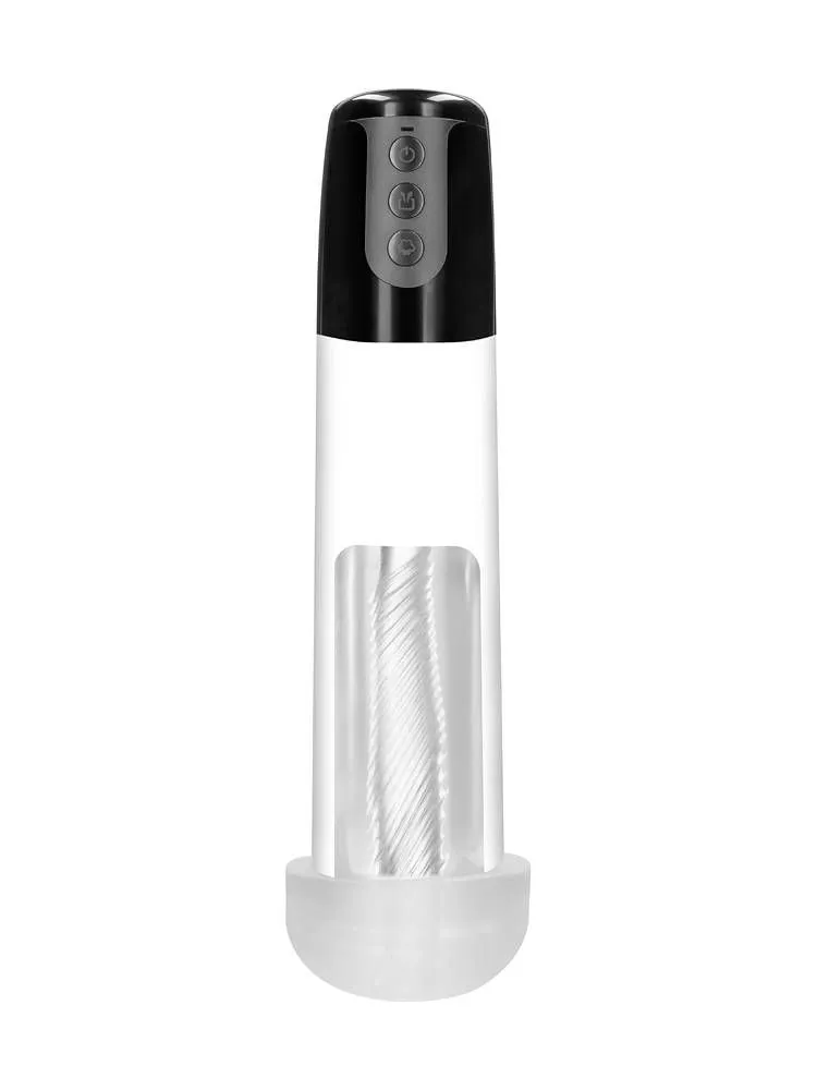 Pumped Automatic Cyber Pump with Masturbation Sleeve: Penispumpe, transparent Pumped Automatic Cyber Pump with Masturbation Sleeve: Penispumpe, transparent