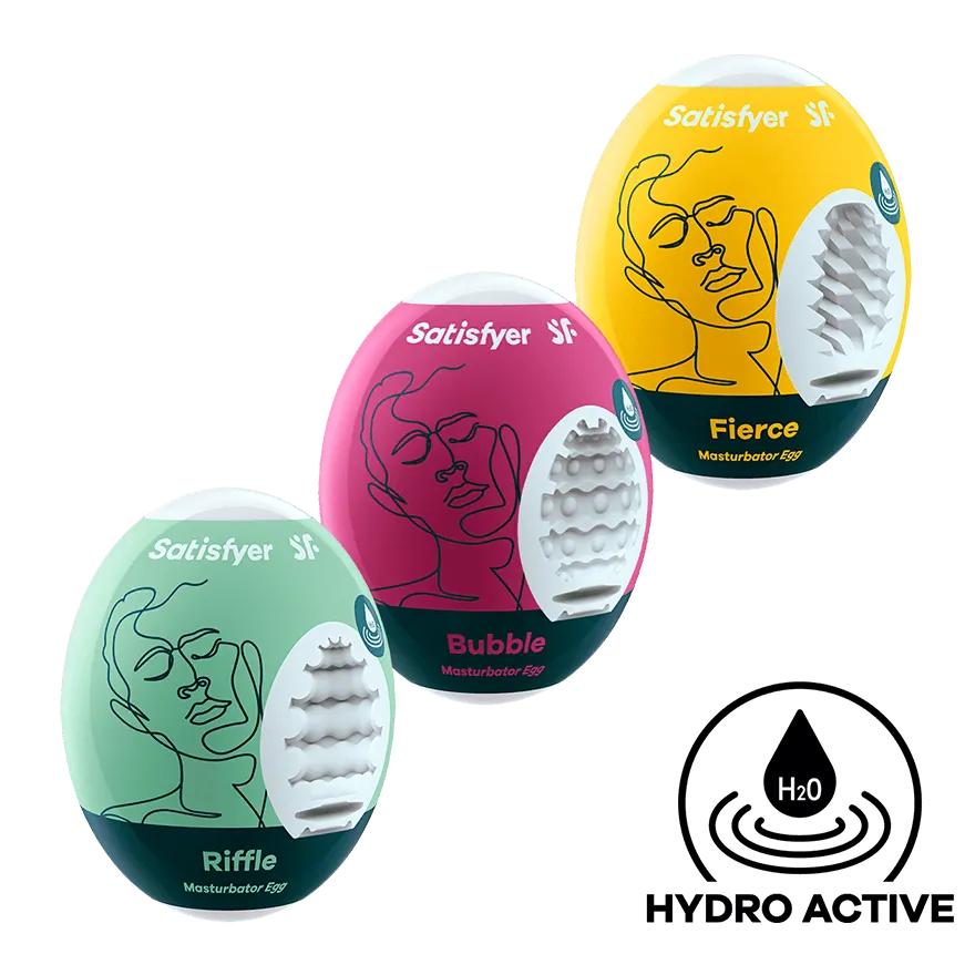 Satisfyer Masturbator Eggs, 3 Teile Satisfyer Masturbator Eggs, 3 Teile
