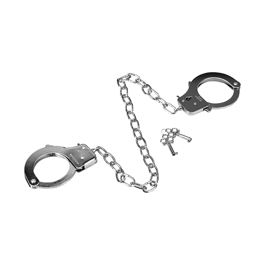 Metall-Handschellen, verchromt Metall-Handschellen, verchromt