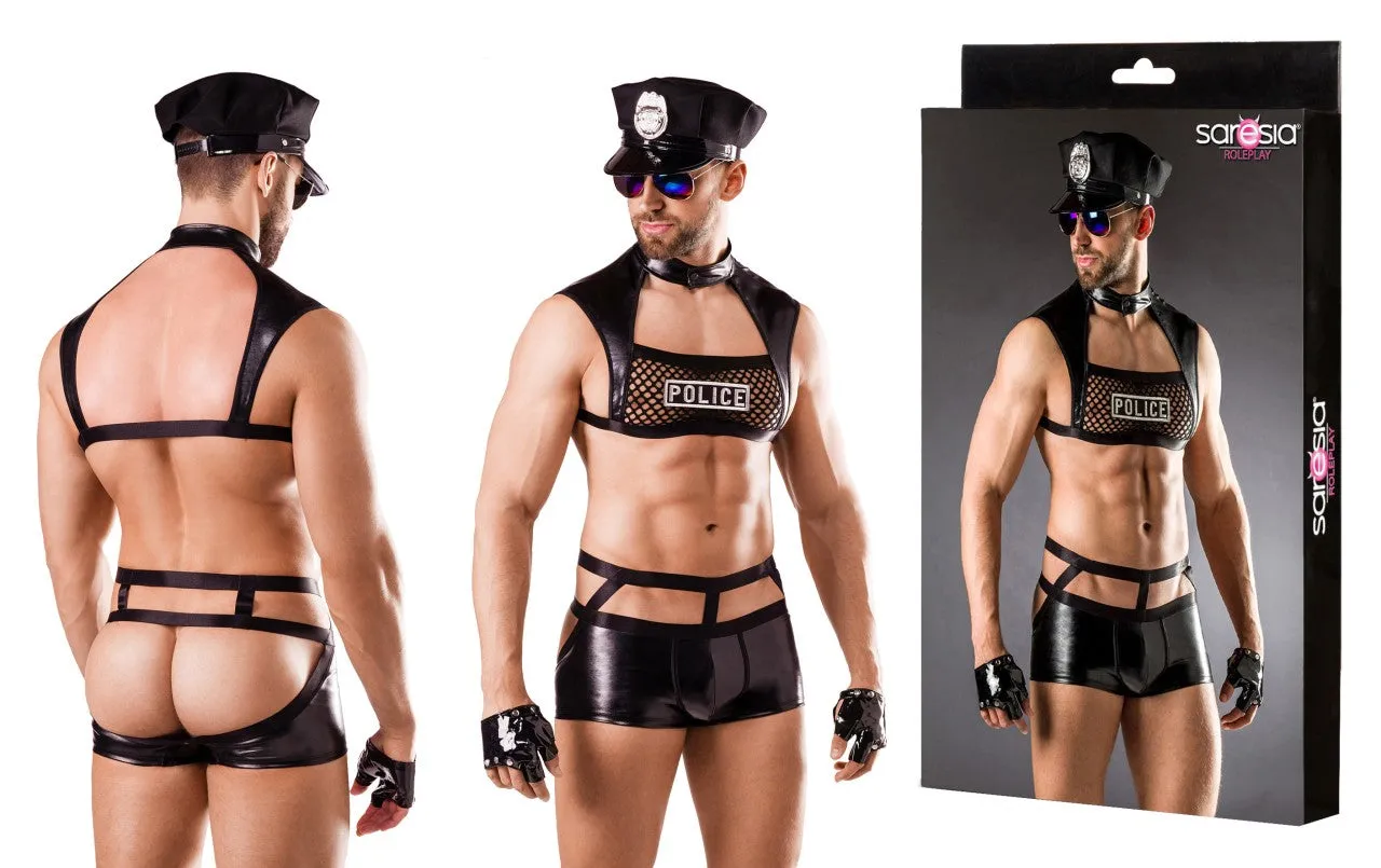 Herren Polizisten Kostüm Herren Polizisten Kostüm