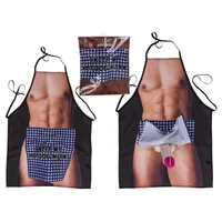 Küchenschürze - Männlicher Körper mit überraschendem Penis Küchenschürze - Männlicher Körper mit überraschendem Penis