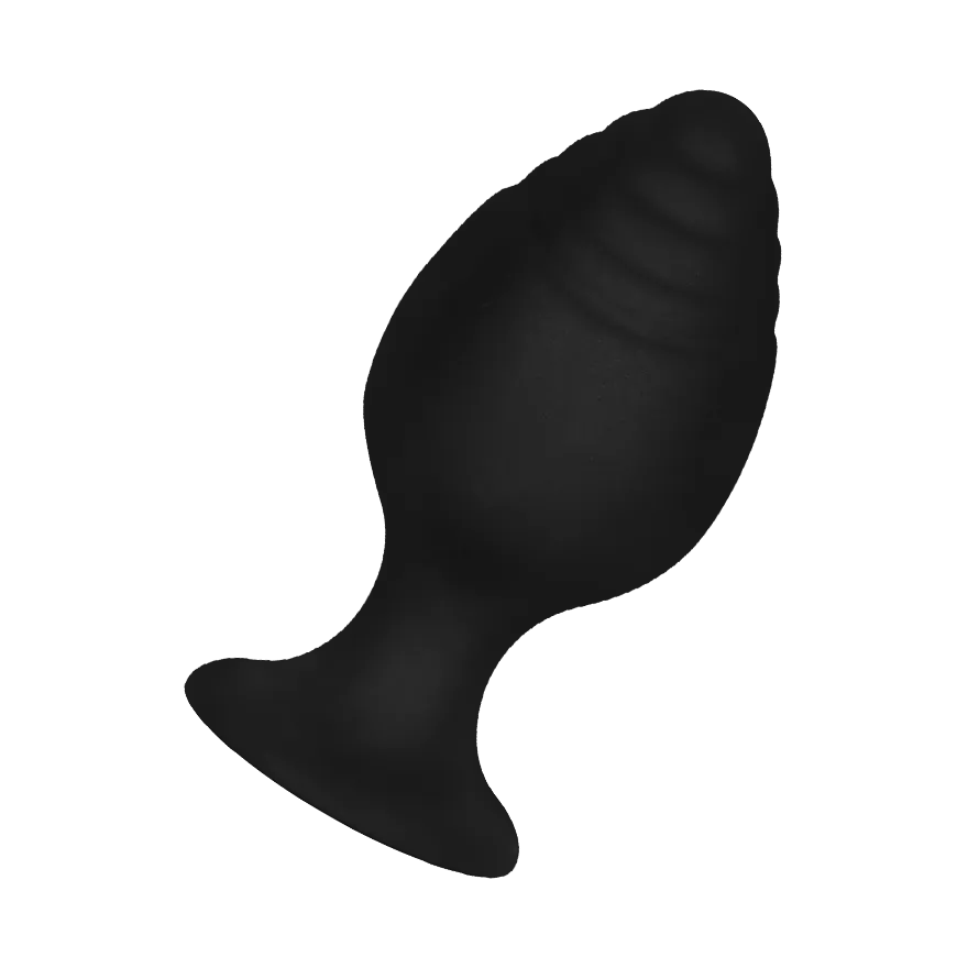 Sinnlich gerippter Analplug S, 5,8 cm Sinnlich gerippter Analplug S, 5,8 cm