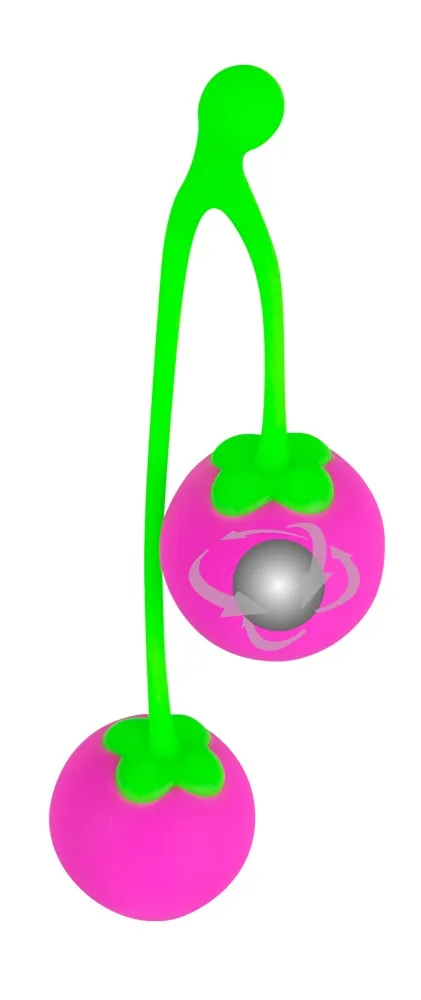 Liebeskugeln â Sweet Cherryâ , 2 Kugeln, 69 g, Ã 3,5 cm, Silikon – Bild 4