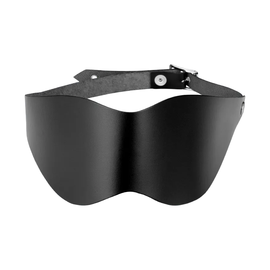 Blickdichte Leder-Maske Blickdichte Leder-Maske