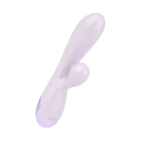 Silikon-Rabbitvibrator mit Zunge, 19,5 cm Silikon-Rabbitvibrator mit Zunge, 19,5 cm