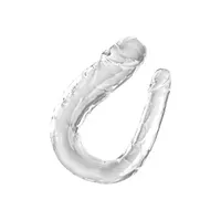 King Cock Clear - Large Double Trouble, 44 cm King Cock Clear - Large Double Trouble, 44 cm