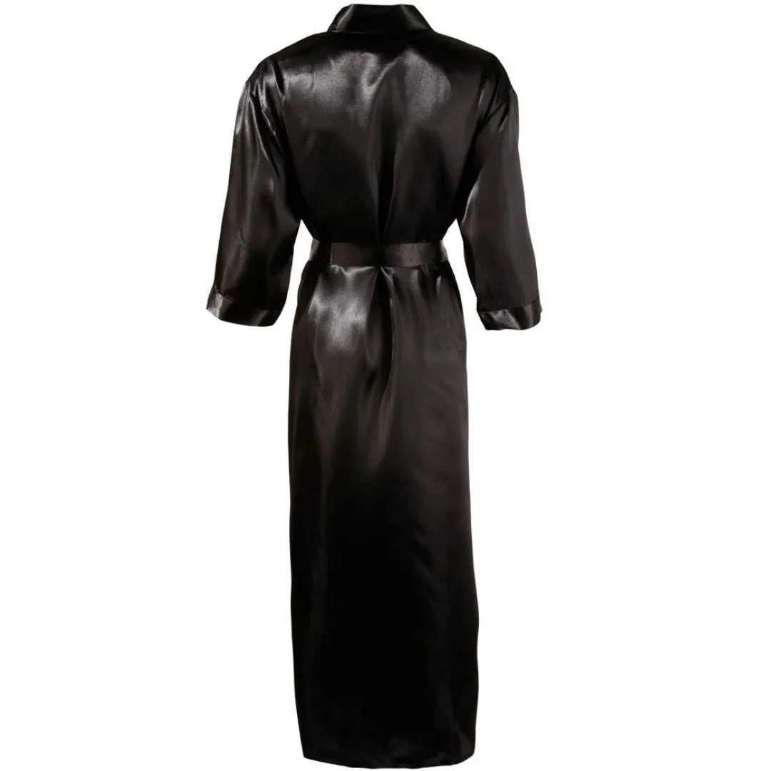 Langer Kimono aus Satin – Bild 5