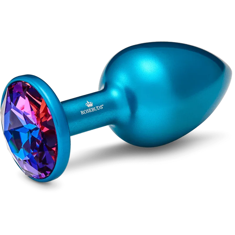 Rosebuds™ - Medium Alu Blue Crystal Rosebuds™ - Medium Alu Blue Crystal