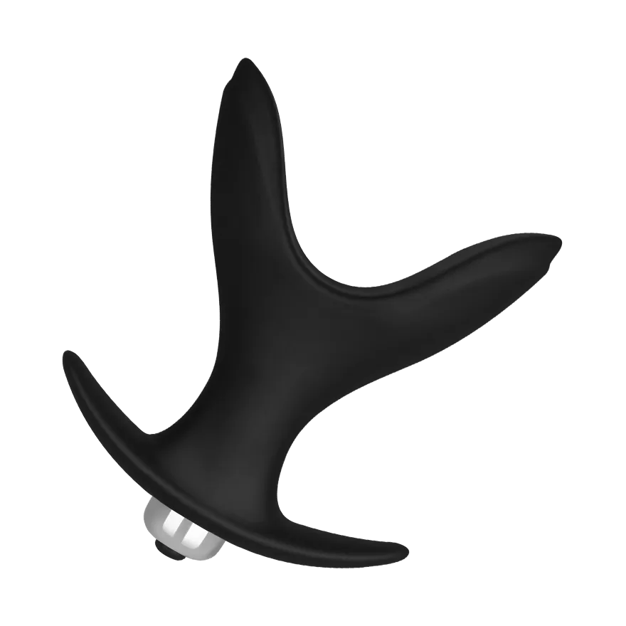 Vibrierender Silikon-Analspreizer, 10,5 cm Vibrierender Silikon-Analspreizer, 10,5 cm