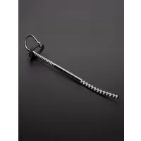 Triune Multi Beads Urethral Sounding: Edelstahl-Dilator mit Silikon-Eichelring Triune Multi Beads Urethral Sounding: Edelstahl-Dilator mit Silikon-Eichelring