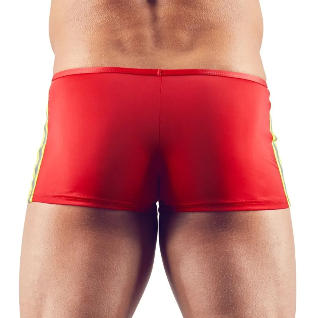 Pants im Feuerwehrmann-Look mit Front-Reißverschluss – Bild 4