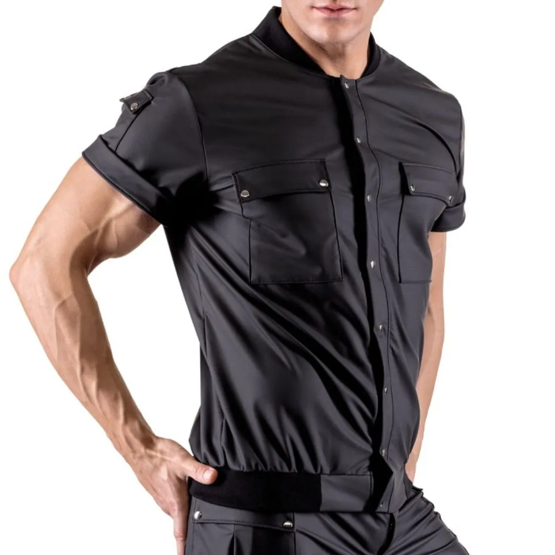 T-Shirt im Blouson-Style mit Taschen – Bild 4