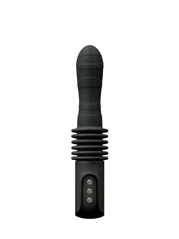 Renegade Deep Stroker: Stoßender Vibrator, schwarz Renegade Deep Stroker: Stoßender Vibrator, schwarz