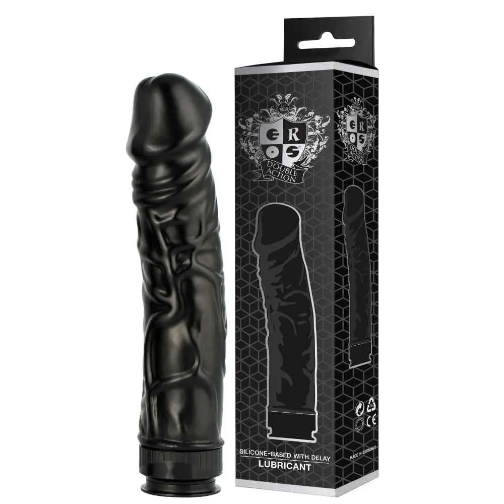 Silikon-Gleitgel "Double Action" mit Verzögerungseffekt Silikon-Gleitgel "Double Action" mit Verzögerungseffekt