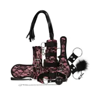 Bedroom Fantasies - Bound by Lace - 8-teiliges SM-Set - Pink Bedroom Fantasies - Bound by Lace - 8-teiliges SM-Set - Pink