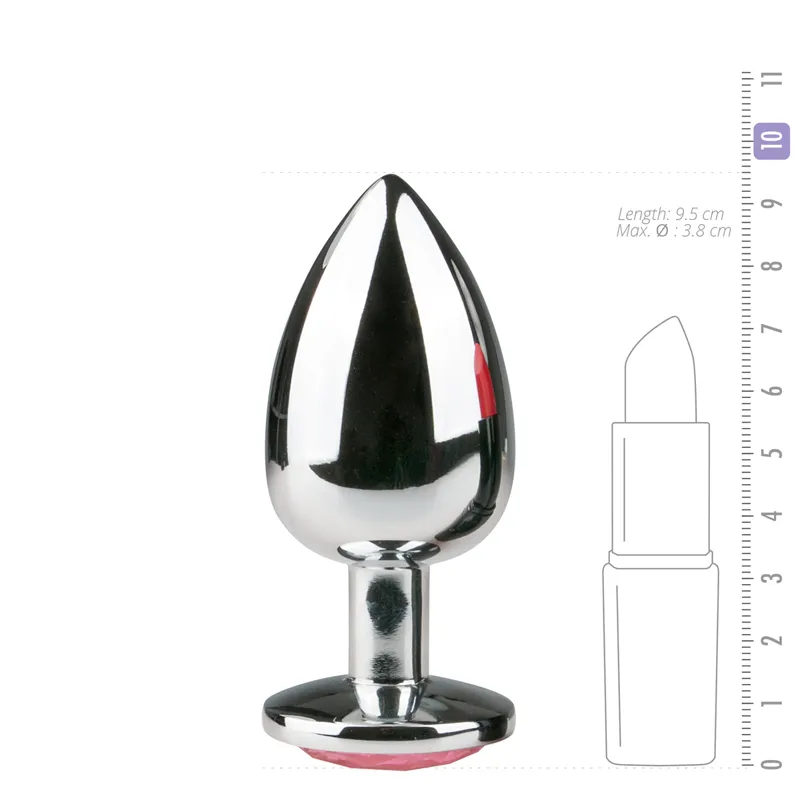 EasyToys »Rosa L« Analplug aus Metall – Bild 4