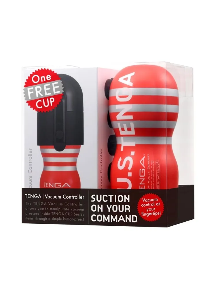 Tenga Ultra Deep Throat Cup und Vacuum Controller: Masturbatoren-Set Tenga Ultra Deep Throat Cup und Vacuum Controller: Masturbatoren-Set