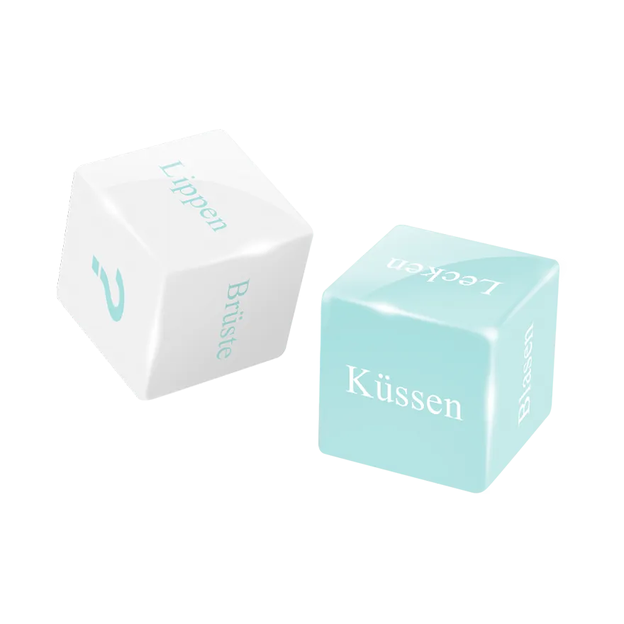 Erotisches Würfelspiel, 2 Teile Erotisches Würfelspiel, 2 Teile