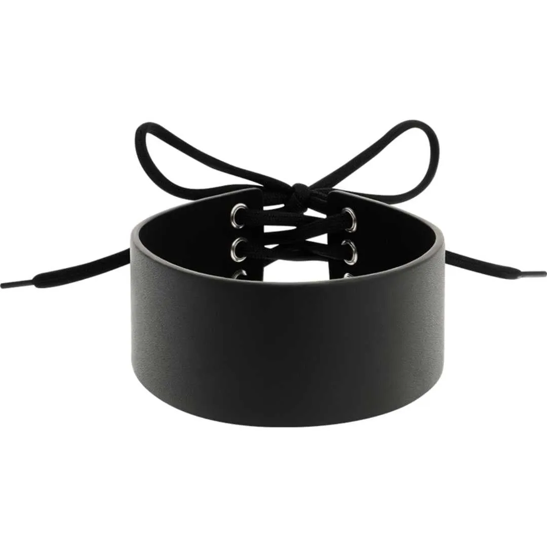 Handgefertigtes Choker mit Schnürung Handgefertigtes Choker mit Schnürung