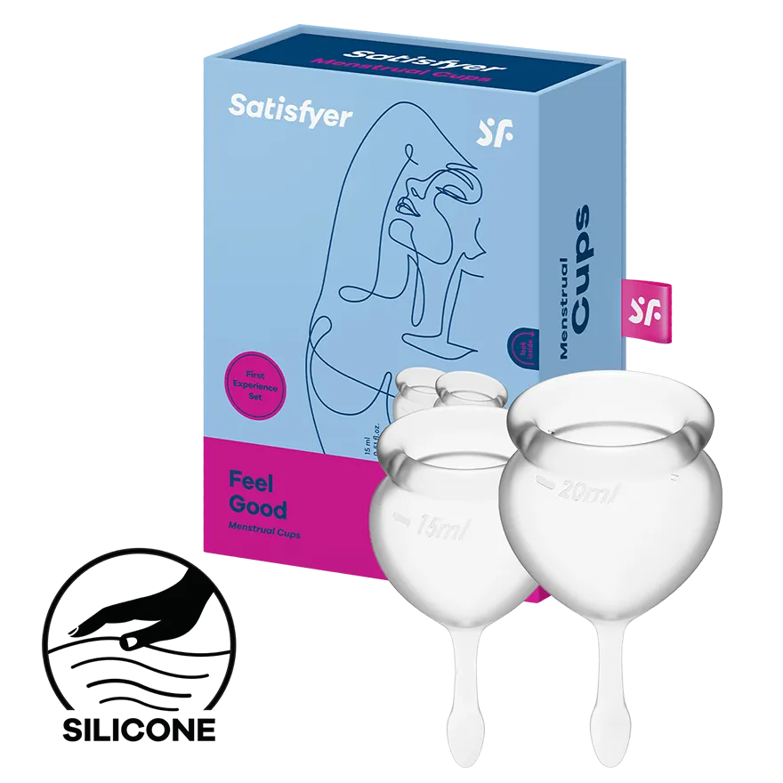Satisfyer Feel Good - Menstrual Cup Set, 15 & 20 ml Satisfyer Feel Good - Menstrual Cup Set, 15 & 20 ml