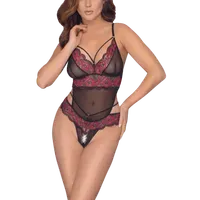 String-Body ouvert mit floraler Spitze String-Body ouvert mit floraler Spitze