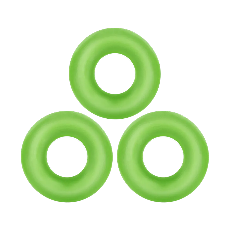 Glow in the Dark Rings, 3 St., 2 - 5 cm Glow in the Dark Rings, 3 St., 2 - 5 cm