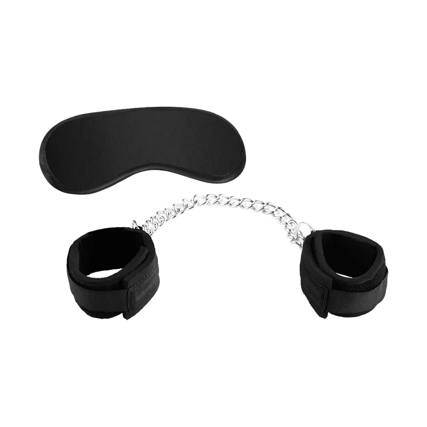 Weiche Fesseln mit Augenmaske Weiche Fesseln mit Augenmaske