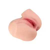 Naturnaher Masturbator mit 2 Liebesöffnungen, 22 cm Naturnaher Masturbator mit 2 Liebesöffnungen, 22 cm