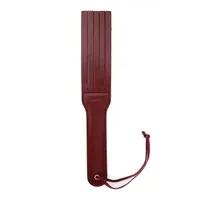 Wine Red - Leather Split Tawse Paddle Wine Red - Leather Split Tawse Paddle