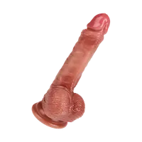 Naturdildo mit verschiebbarer Haut, 18 cm Naturdildo mit verschiebbarer Haut, 18 cm