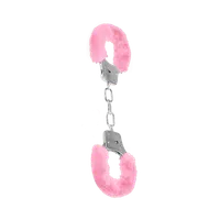 Metall-Handschellen mit Plüsch Metall-Handschellen mit Plüsch