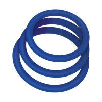 Classic Stretchy Cock Ring, 3 Stück, 4,1 - 5,1 cm Classic Stretchy Cock Ring, 3 Stück, 4,1 - 5,1 cm